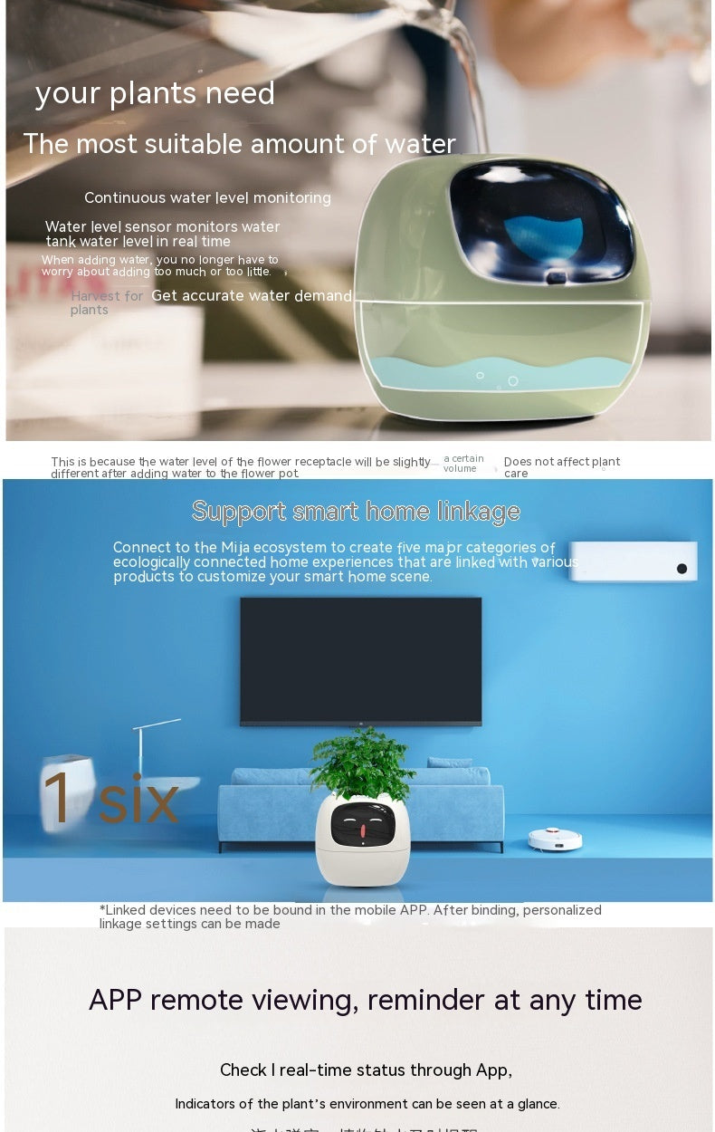 Smart Flower Pot with Facial Expression Control