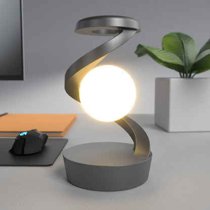 Lampe de bureau rotative avec téléphone,