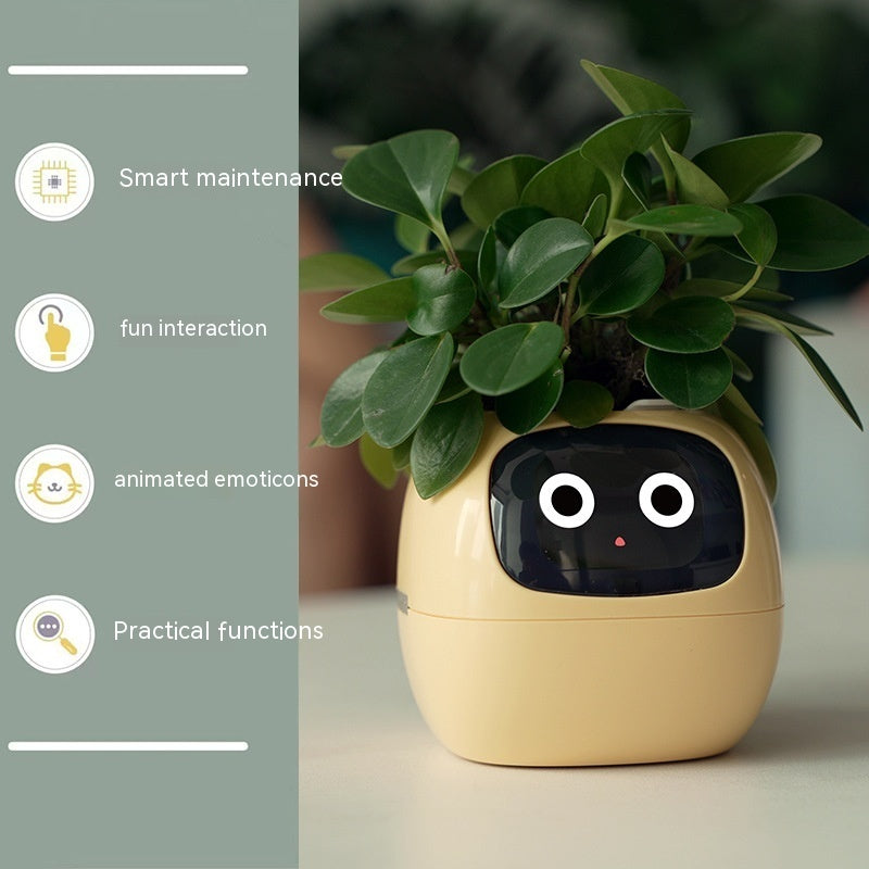 Smart Flower Pot with Facial Expression Control